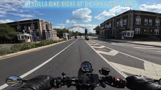 RevZilla Bike Night At the Phila Navy Yard [upl. by Yretsym]