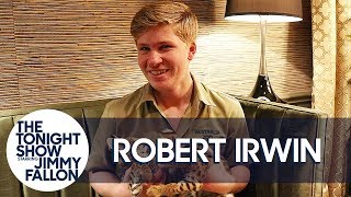 Robert Irwin and Serval Kittens Bounce Around Backstage [upl. by Shaum]