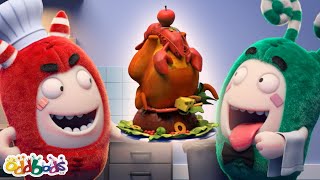 AT THE RESTAURANT  Fine Dining  BEST Oddbods NEW Episode Movie  Funny Cartoons for Kids Marathon [upl. by Assirahs181]