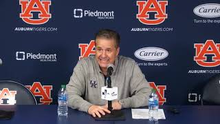 Kentucky HC John Calipari  Auburn Postgame [upl. by Naimerej]