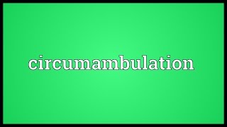 Circumambulation Meaning [upl. by Culosio]