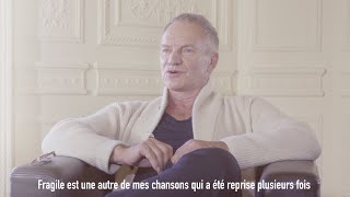 Sting Discusses DUETS  Fragile with Julio Iglesias French [upl. by Akinek]