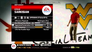 NCAA 14 Operation Sports Sliders  Coaching Aggression Sliders [upl. by Notnyw]