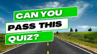 UK Highway Code Quiz With Answers amp References [upl. by Fife]