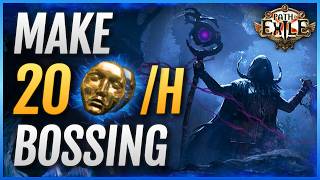 PoE 325 Farm 20DIVH via EASY BOSSING Farming Strategy  Path of Exile Guide [upl. by Ynnep]