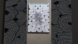 zentangle doodle 🎨zentangle viralvideo shorts zentangleart [upl. by Nesnaj200]