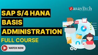 SAP S4HANA Basis Administration Full Course  ZaranTech [upl. by Etnuahc103]