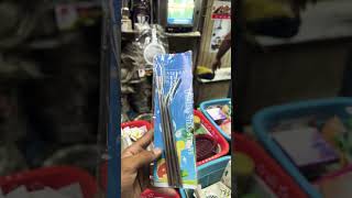 Stainless steel Straws kitchen viralvideo wholesale RoxyKitchenware [upl. by Eudo722]