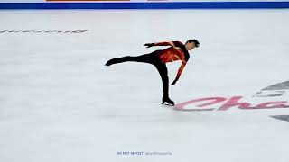 Nathan Chen  2022 US Nationals FS quotRocketmanquot fancam [upl. by Onabru]