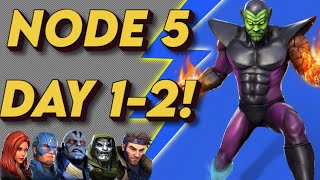 MUCH EASIER Dark Dimension 6 Node 5 Day 1 amp 2 MARVEL Strike Force [upl. by Hajed]