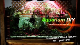 DIY Custom Aquarium amp aquaponic system AquaCulture [upl. by Suciram]