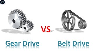 Difference Between Gear Drive Vs Belt and Pully Drive [upl. by Hartzke700]