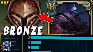 CHALLENGER Jax Goes Into BRONZE HARD Smurfing in Bronze  Iron IV to Diamond 57 League of Legends [upl. by Socrates]