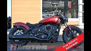 2025 Indian Motorcycle® Scout® Bobber Limited Sunset Red Smoke PI25010 iMotorsports [upl. by Gustav]