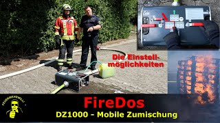 DZ1000 von FireDos Einsatz und Einstellungsmöglichkeiten [upl. by Ailelc]