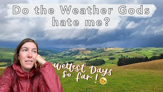 JoGLE ep 31 Offas Dyke Path Days 79  Steep climbs in the Shropshire Hills and even MORE RAIN [upl. by Aifoz]