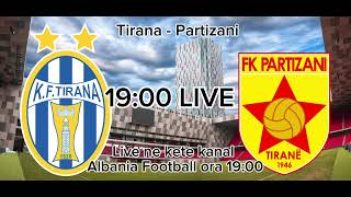 Tirana  Partizani Live [upl. by Baten]