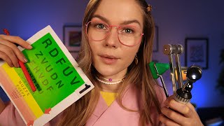 ASMR Cranial Nerve Exam Hearing Test amp Eye Exam RP Medical RP Combo Mix [upl. by Annazor503]