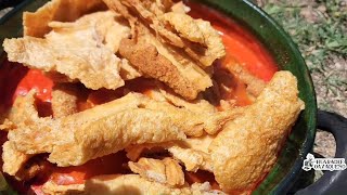 Deliciosa Salsa de Chicharrón 😍😍😋 [upl. by Adnovay494]