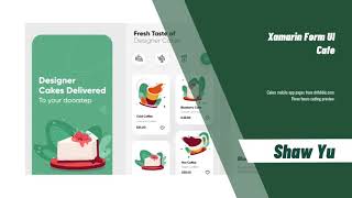 XamarinForms UI Challenge  Cake App  XampleUI [upl. by Feld]