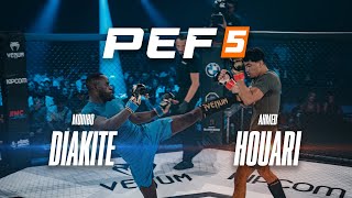 PEF 5  Modibo DIAKITE vs Ahmed HOUARI [upl. by Yentroc]