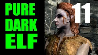 Skyrim PURE DARK ELF Challenge Run Walkthrough Part 11 Gallows Hall amp the Paralyze Spell [upl. by Amlez134]