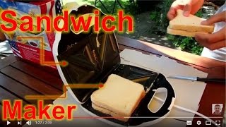 Wie macht man ein Sandwich im Sandwich Maker von Aldi [upl. by Cita394]