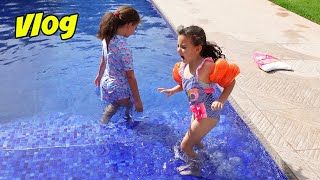 VLOG  PREMRE BAIGNADE  PREPARATION de LARRIVER de TATA LISE et MAMIE [upl. by Hsiwhem]