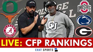 College Football Playoff Top 25 Rankings 2024 LIVE [upl. by Nadda]