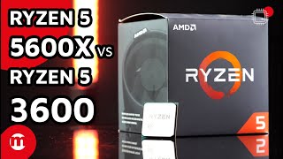 R5 5600X vs R5 3600 w 15 grach [upl. by Yesoj116]