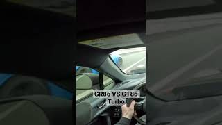 GR86 VS GT86 Turbo [upl. by Griffin]