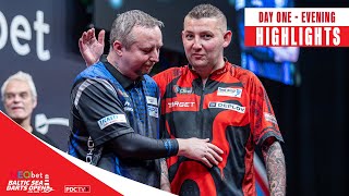 A NIGHT OF SHOCKS 😱  Day One Evening Highlights  2024 Baltic Sea Darts Open [upl. by Barnaba]