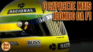 O CAPACETE mais ICÔNICO da F1  Ayrton SENNA [upl. by Ronnoc]