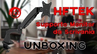 Unboxing Supporto TV Monitor da Scrivania  Lo Zio [upl. by Bathulda]