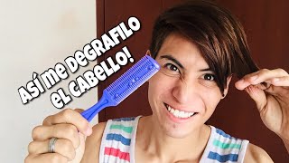 CORTE DE CABELLO CON NAVAJA Degrafilado ASÍ LO HAGO YO ♥️ Ivii Carranz [upl. by Korman]