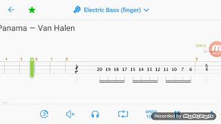 panama bass tab [upl. by Eelrihs351]