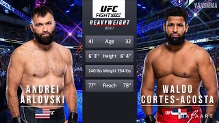 ANDREI ARLOVSKI VS WALDO CORTES ACOSTA FULL FIGHT UFC VEGAS 84 [upl. by Theone]