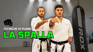 Come posizionare la SPALLA nelle tecniche di PUGNO [upl. by Nnaynaffit]