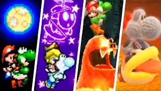 Evolution of Secret Final Levels in Yoshi Games 1995  2019 [upl. by Beaulieu]