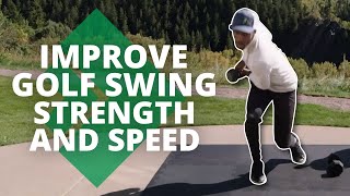 EXPLOSIVE Golf Swing Workout with Dumbbells  Plyometrics for Golfers  GolfForever [upl. by Carlson602]