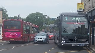 Transdev Blazefield Demo BF24AHC On 7 To Wetherby And Harrogate [upl. by Leifer]