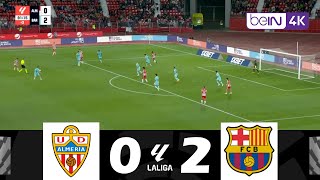 UD Almería contre FC Barcelone 02  LaLiga 202324  Résumé de Match [upl. by Ynoyrb]