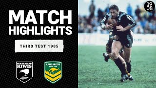 New Zealand Kiwis vs Australian Kangaroos  1985 Third Test  Classic Match Highlights  NRL [upl. by Idoux894]