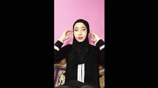 Cara memakai cadar shabrina by SABAYA  TUTORIAL CADAR TERCEPAT [upl. by Urbani]