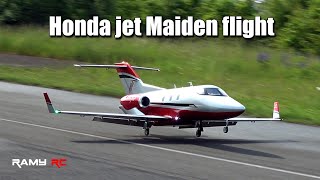 RC Honda jet maiden flight The best one yet [upl. by Eiramanel209]