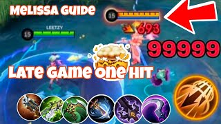 MELISSA NEW GUIDE NEW META PATH skylar melissa guide mlbb mlbbents onic kelra gameplay [upl. by Nwahs]