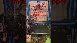 Geeetech a10t homing noise comparison before and after installing tmc2209 in uart mode gt2560 v40 [upl. by Uri962]