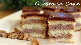 Hungarian Gerbeaud Cake Zserbó szelet [upl. by Rammus]