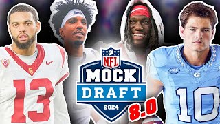 2024 NFL First Round Mock Draft For All 32 Picks 80 Post Scouting Combine Edition  TPS [upl. by Dric]