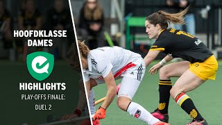 HIGHLIGHTS HOOFDKLASSE DAMES 💥  PLAYOFFS FINALE DUEL 2 [upl. by Findlay976]